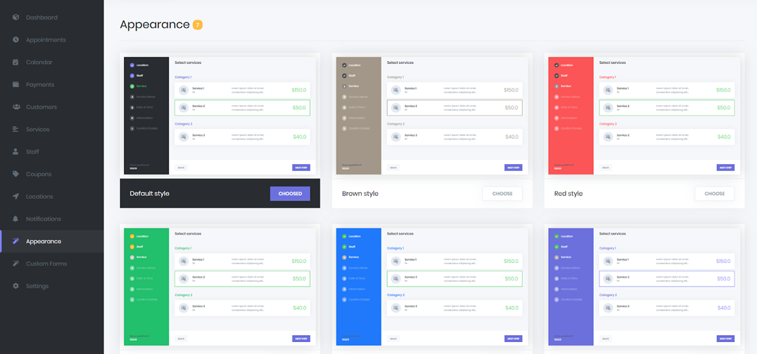 Design Your Front-end Booking Panel In BookOm